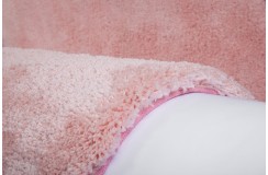 Dywan shaggy Obsession CARNIVAL 590 POWDERPINK nowoczesny ręcznie tkany miękki mikropoliester jednobarwny
