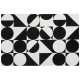 Dywan Obsession BLACK & WHITE 392 BLACK-WHITE nowoczesny biało-czarny geometryczny polipropylen