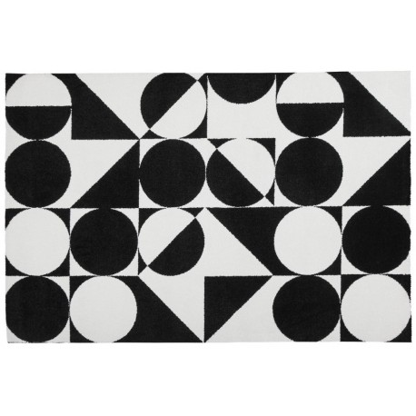 Dywan Obsession BLACK & WHITE 392 BLACK-WHITE nowoczesny biało-czarny geometryczny polipropylen
