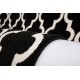 Dywan Obsession BLACK & WHITE 391 BLACK nowoczesny czarny skandynawski marokańska koniczyna polipropylen
