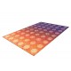 Dywan Flash 2706 Violett / Orange 120x170 cm kolorowy poliester szenil