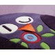 Dywan Joy 4049 Violett Owl  130x130cm ECKIG nowoczesny design akryl kwadrat